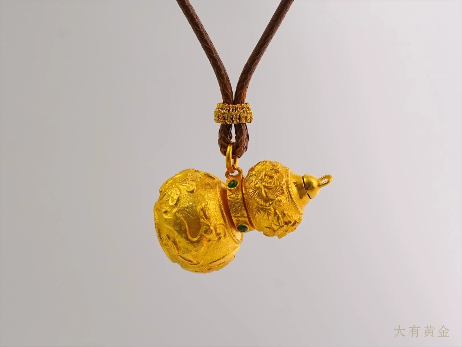 吉祥神鹿葫芦吊坠